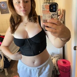 Black edikted tank top